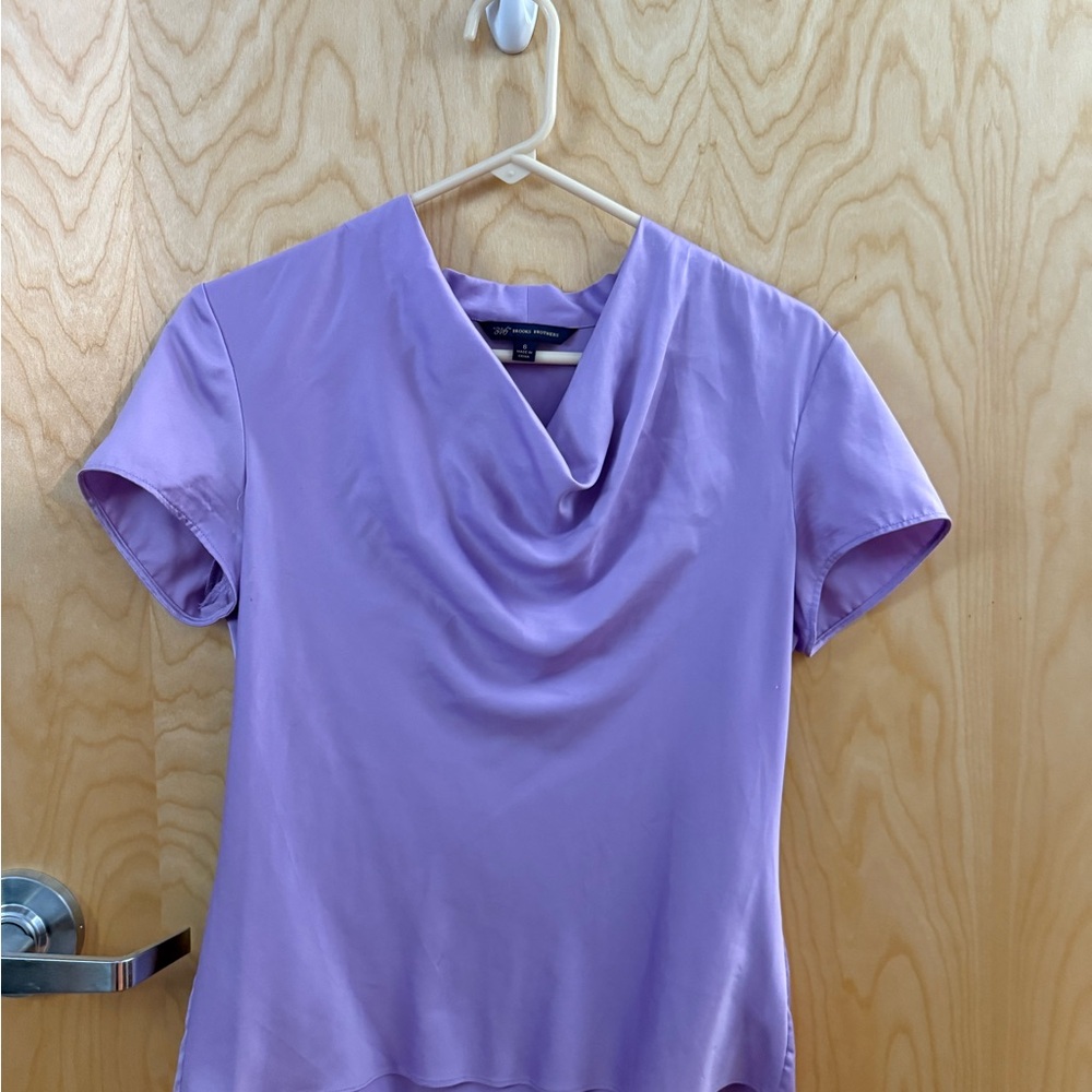 Brooks Brothers Lavender Women's Blouse